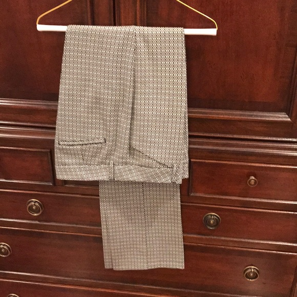Express Editor black and white checked pants. - Picture 1 of 2